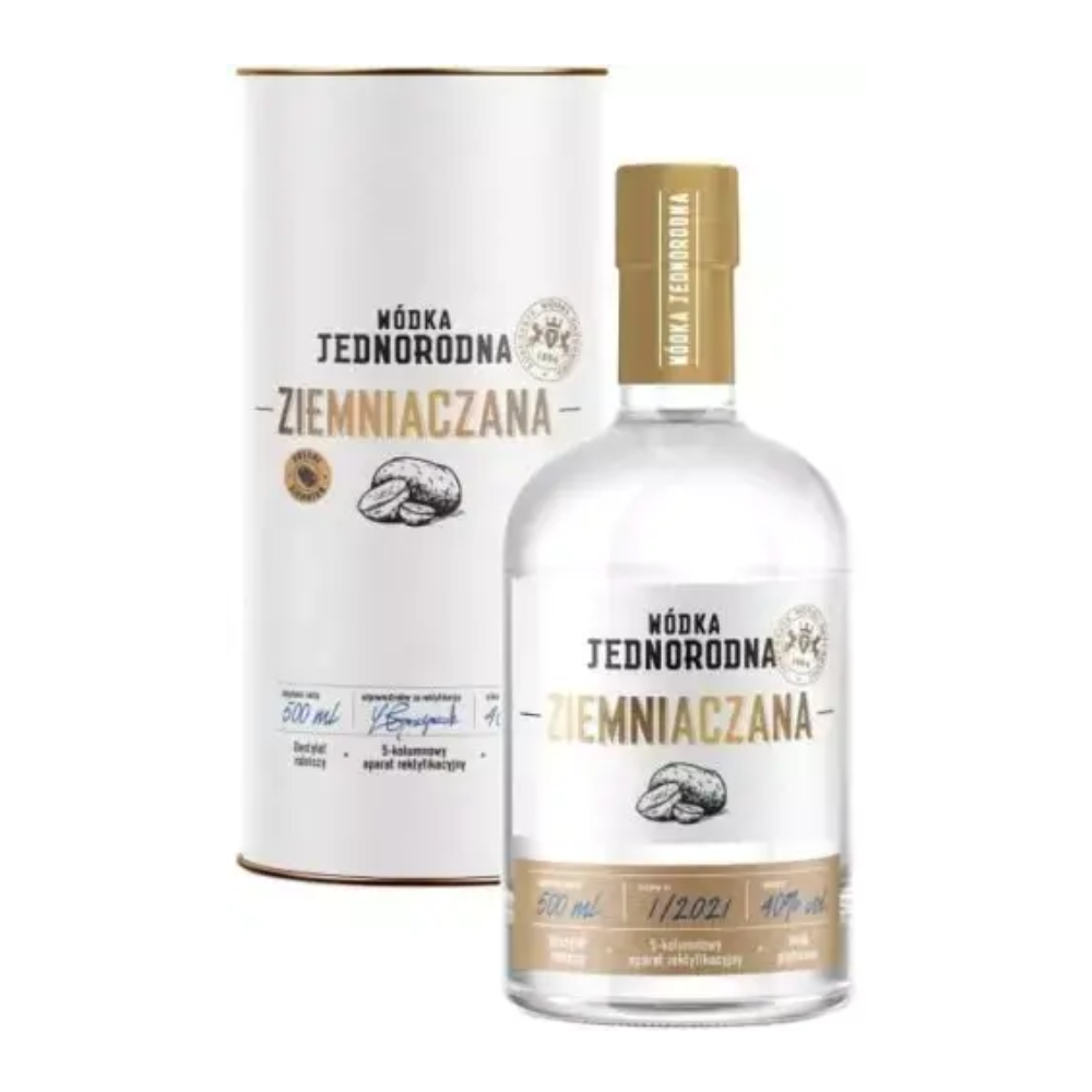 Wódka Jednorodna ziemniaczana 40% 500 ml tuba