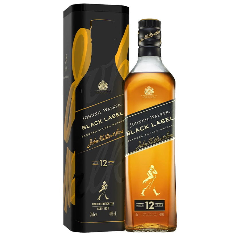 Whisky Johnnie Walker Black 40% 700 ml kartonik