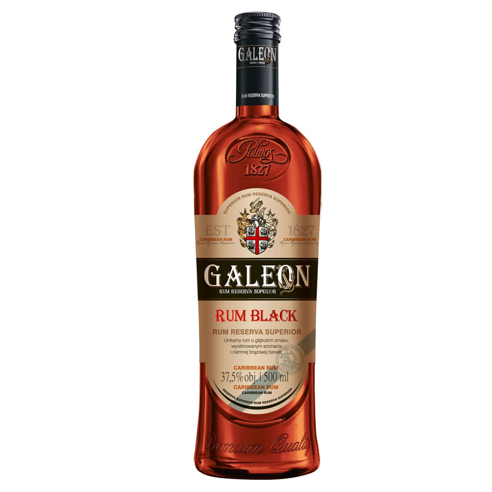 Rum Galeon Black 37,5 % 500 ml