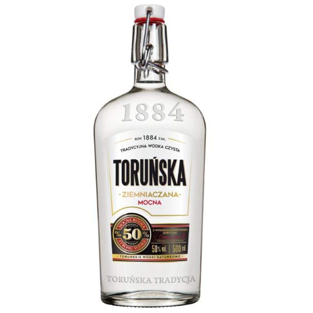 Wódka Toruńska Ziemniaczana Mocna 50% 500 ml
