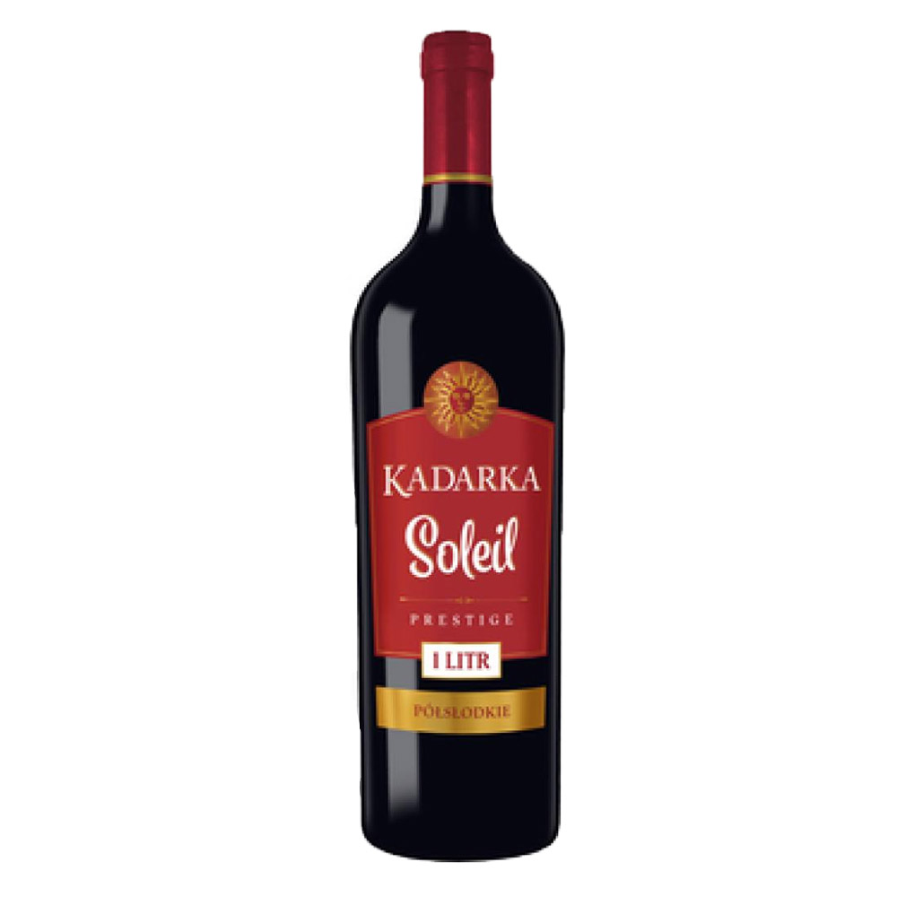 Wino Kadarka Soleil Prestige 11% czerwone półsłodkie 1000 ml