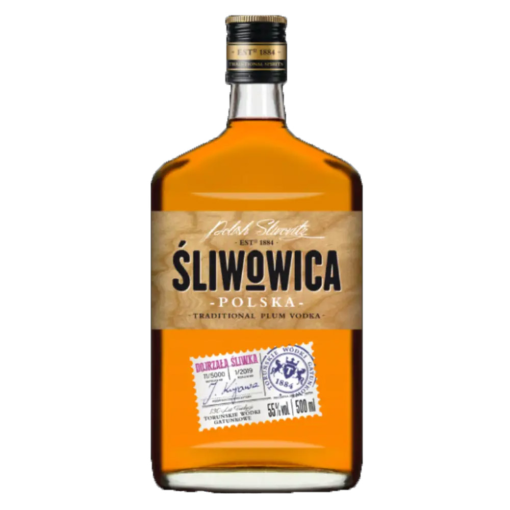 Wódka Śliwowica Polska Dojrzała Śliwka  55% 500 ml