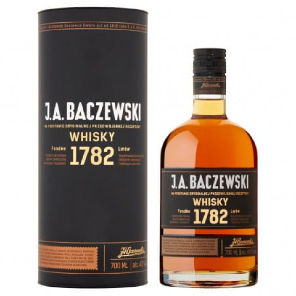 Whisky J.A. Baczewski 1782 43% 700 ml tuba