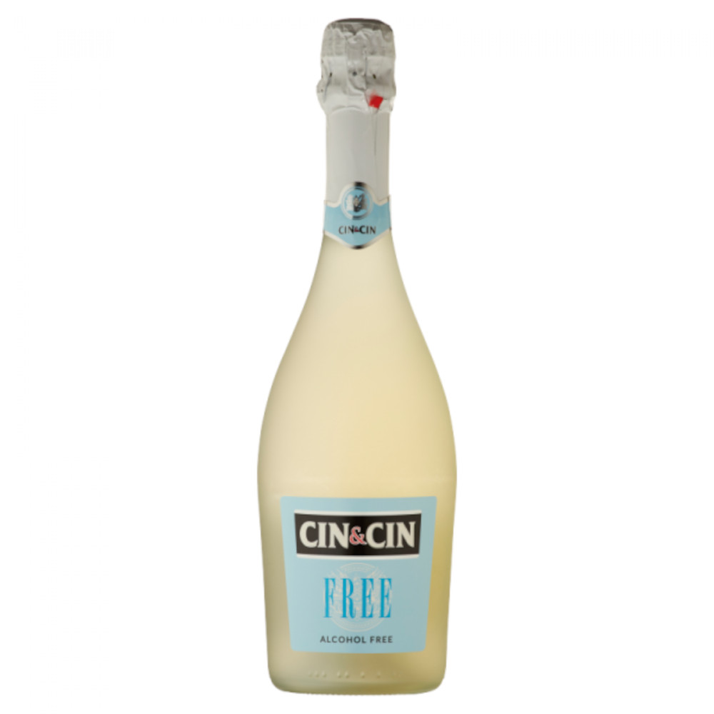 Wino musujące Cin & Cin Free Alkohol 0% białe 750 ml
