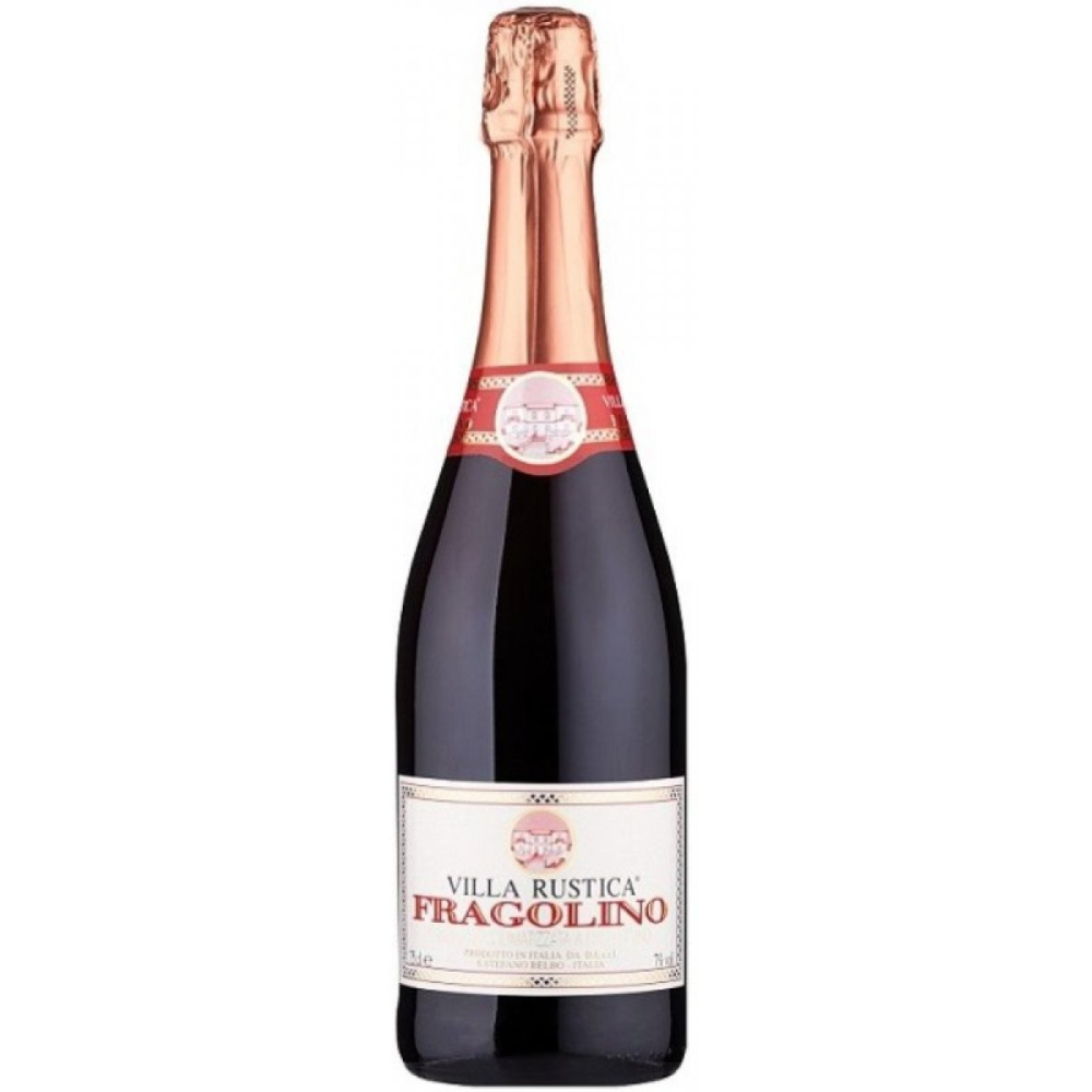 Wino Fragolino Villa Rustica 7% czerwone słodkie 750 ml