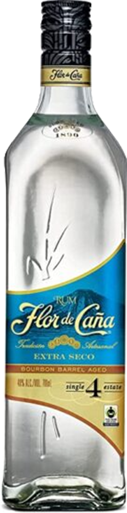 Rum Flor De Cana 4 Extra SECO 40% 700 ml