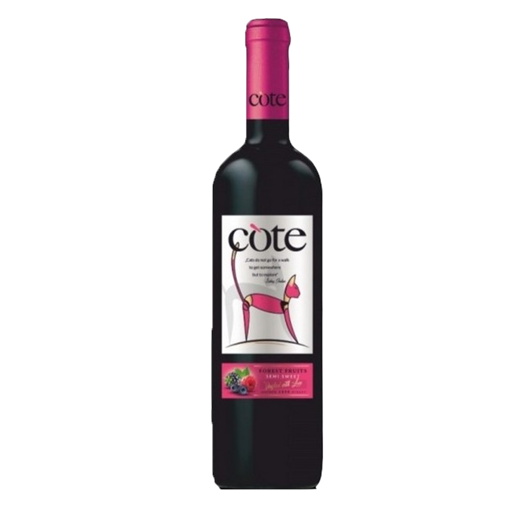Wino Cote Forest Fruits 11,5% czerwone półsłodkie 750 ml