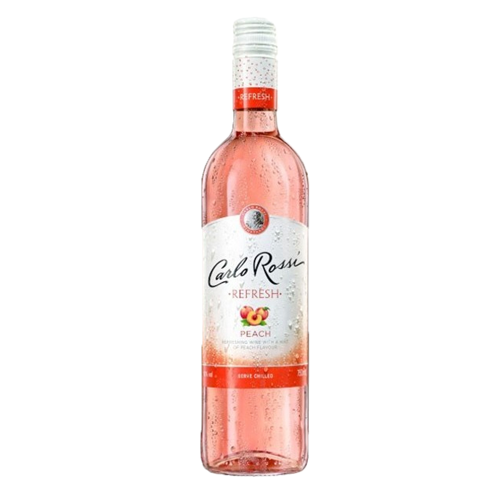 Wino Carlo Rossi Refresh Peach 10% różowe słodkie 750 ml