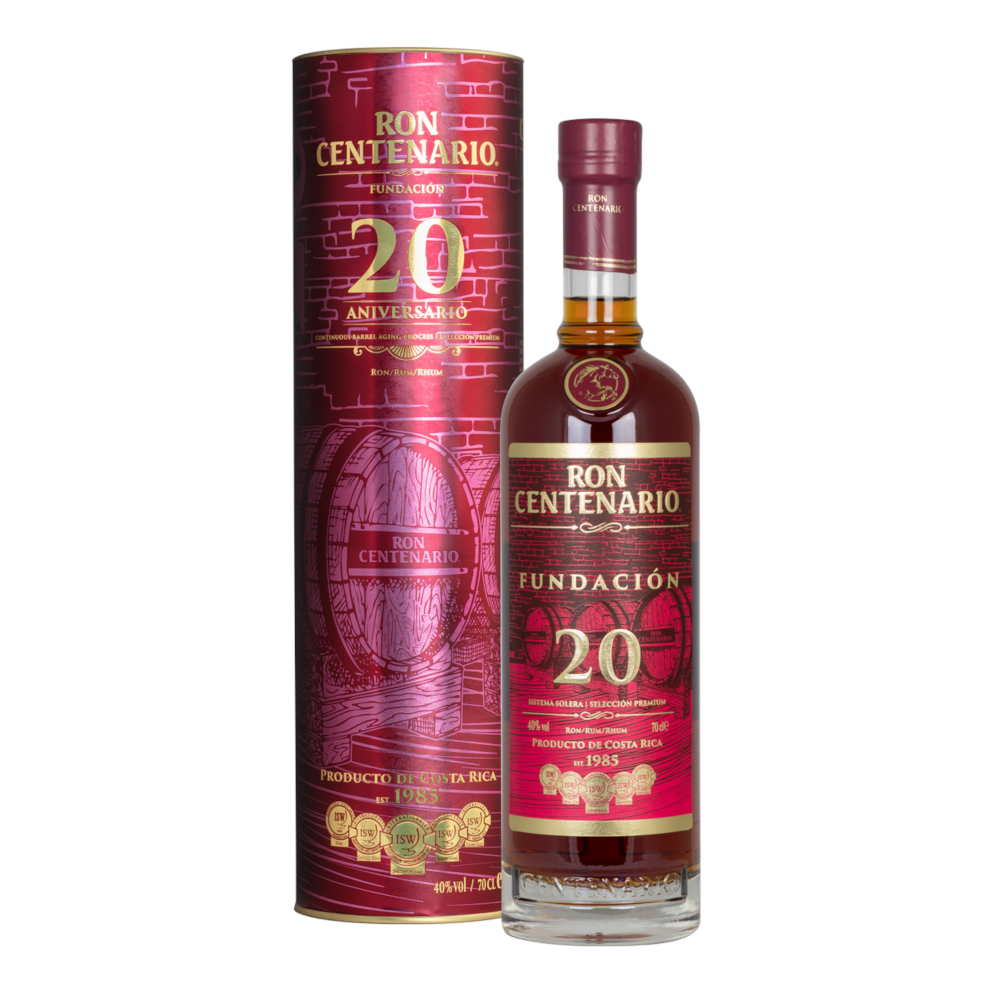 Rum Centenario 20 YO Fundacion 40% 700 ml kartonik