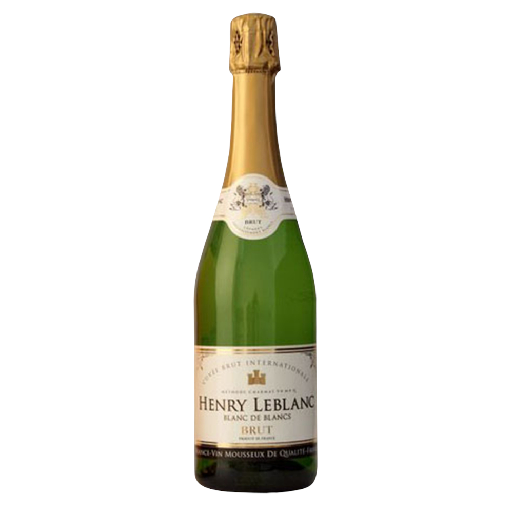 Wino Henry Leblanc Blanc De Blanc Brut 10,5% białe wytrawne 750 ml