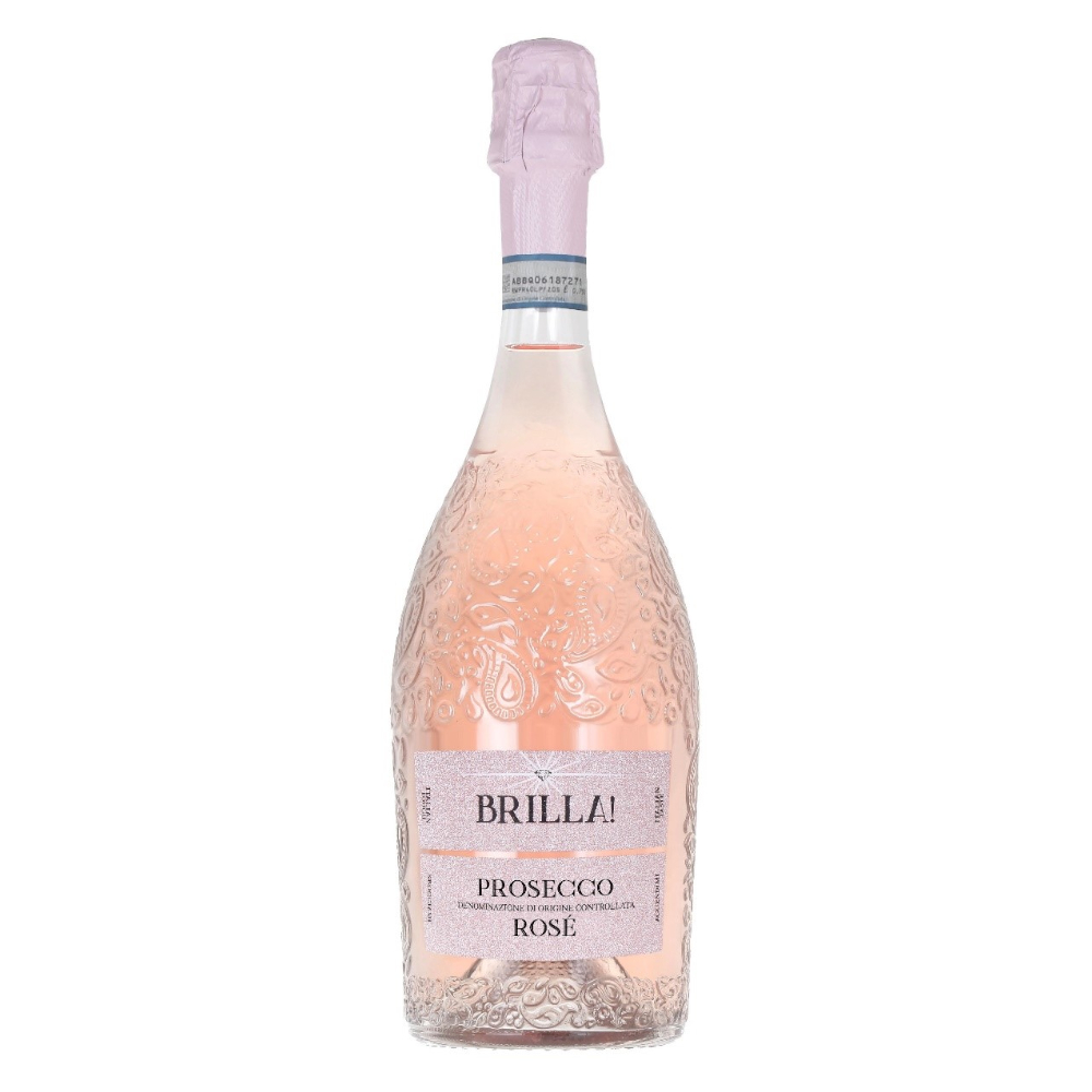 Wino BRILLA! Prosecco Rose 11% różowe wytrawne 750 ml