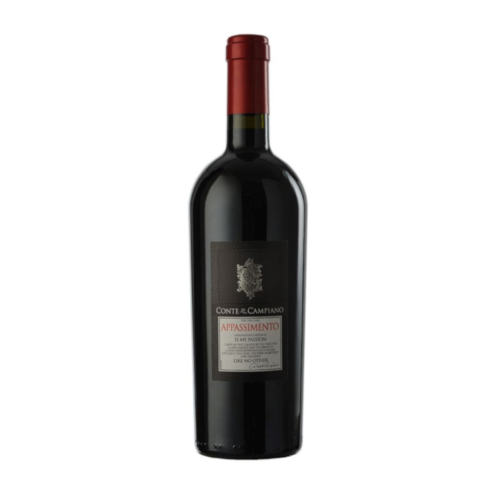 Wino Appassimento Negroamaro Conte Di Campiano 14% czerwone półwytrawne 750 ml