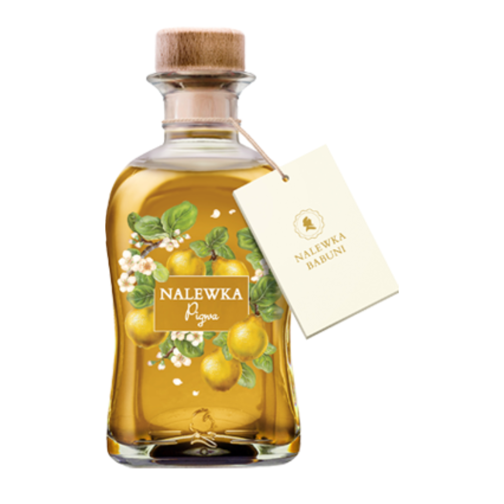 Likier Nalewka Babuni Pigwa 18% 500 ml