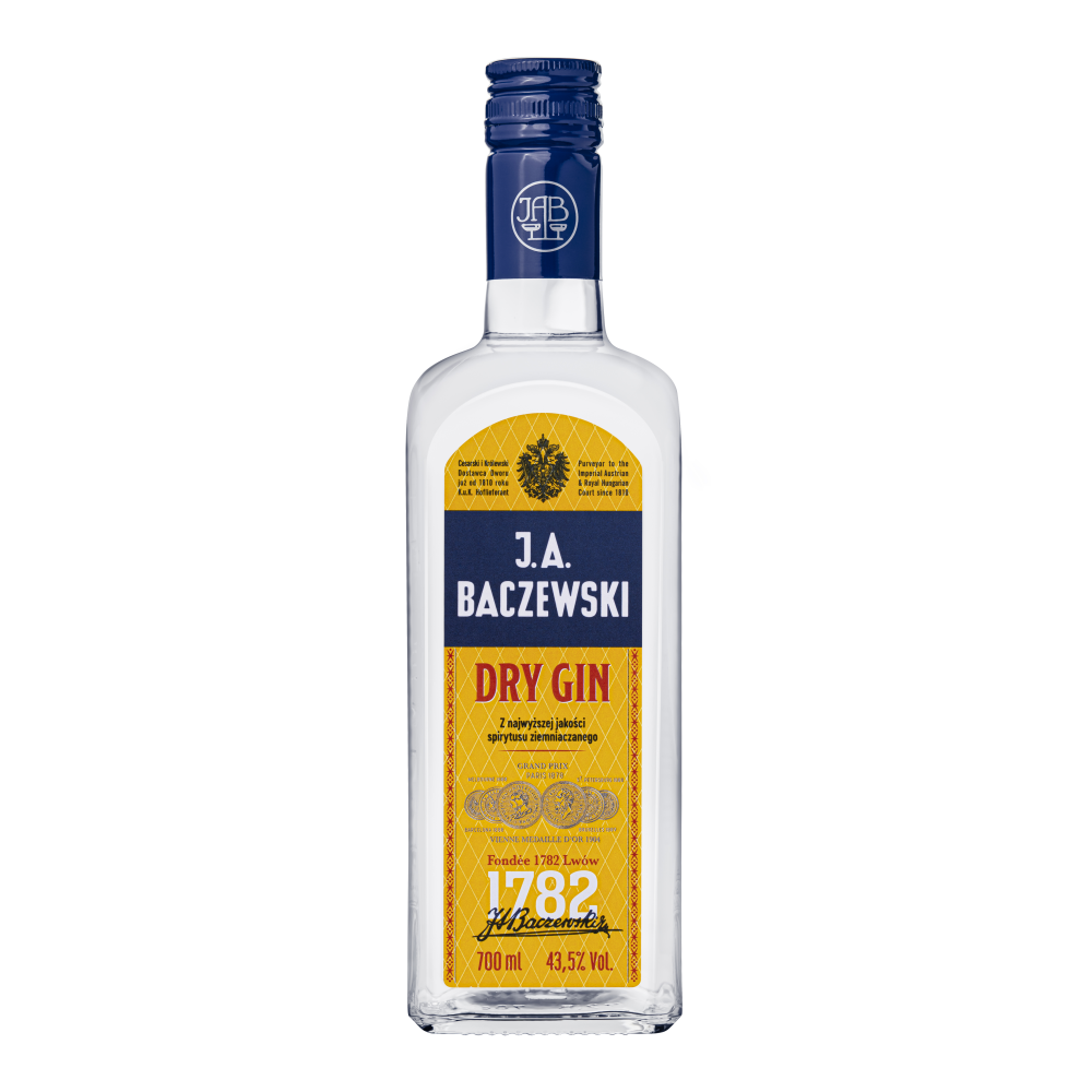 Gin Baczewski Dry 43,5% 500 ml