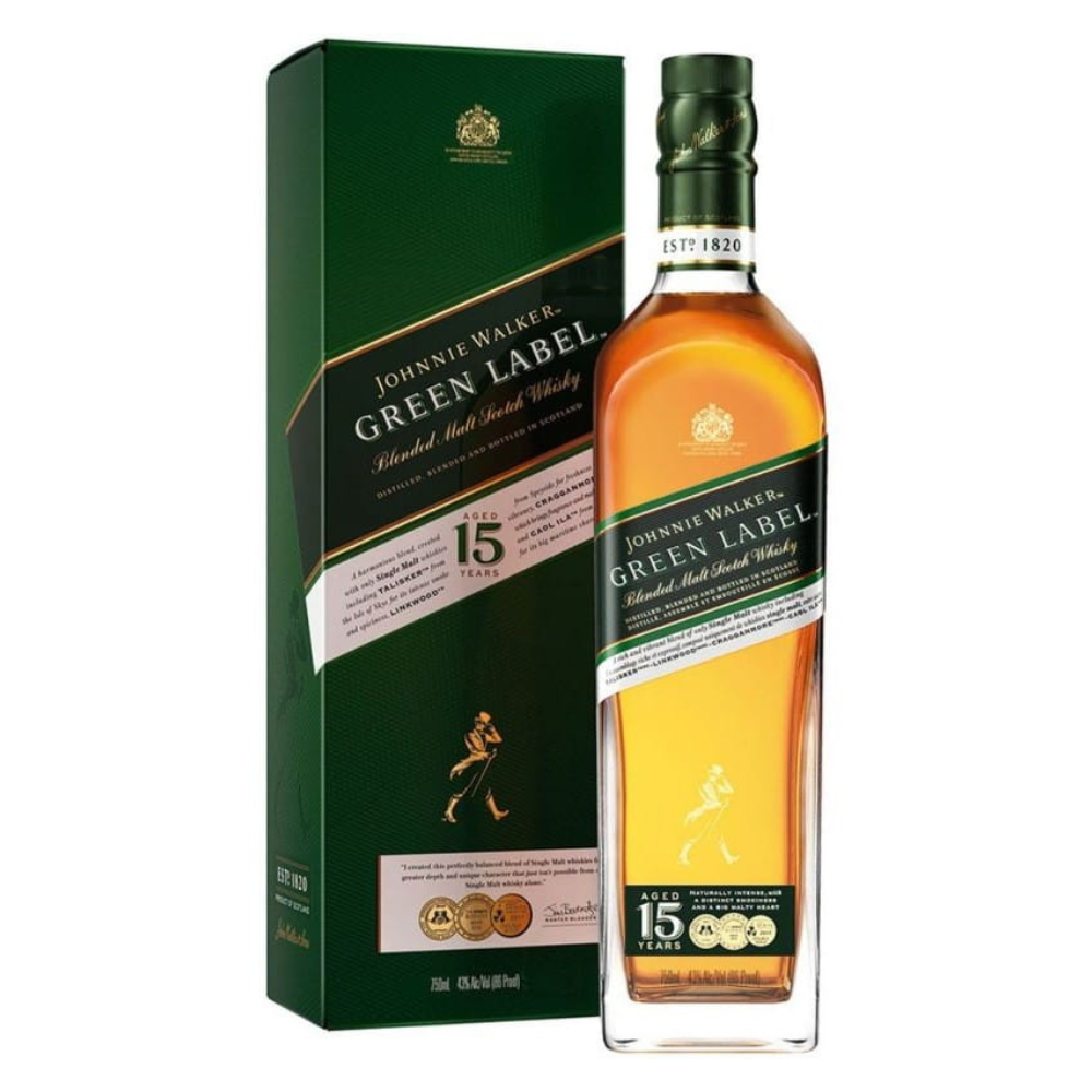 Whisky Johnnie Walker Green Label 15 YO 43% 700 ml kartonik