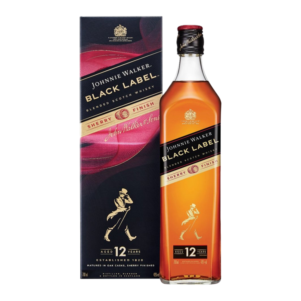 Whisky Johnnie Walker Black Label Sherry 12 YO 40% 700 ml kartonik