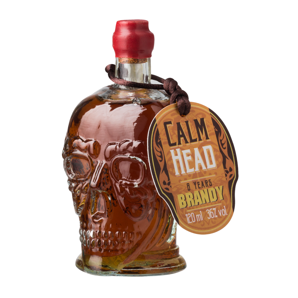 Brandy Calm Head 8 Years 36% 120 ml