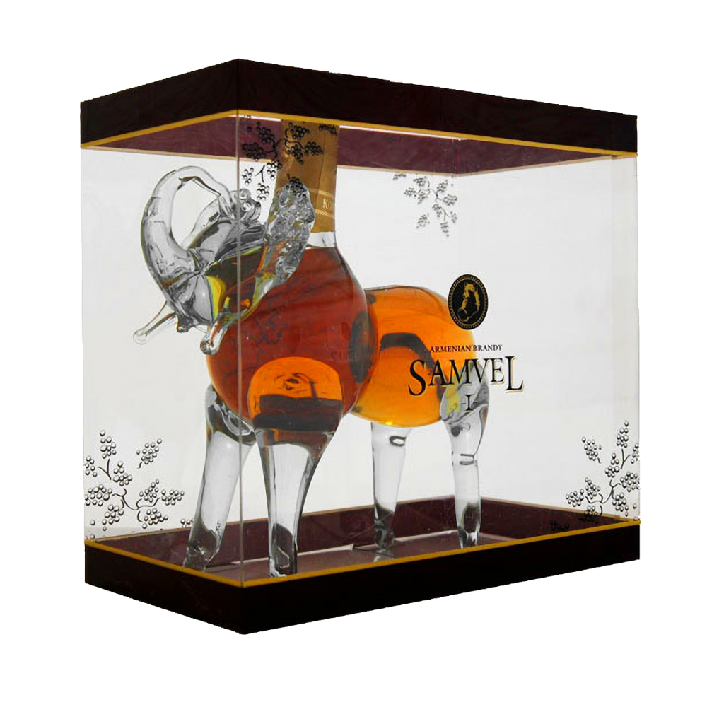 Brandy Armenion Słoń 10-letni 40% 200 ml kartonik