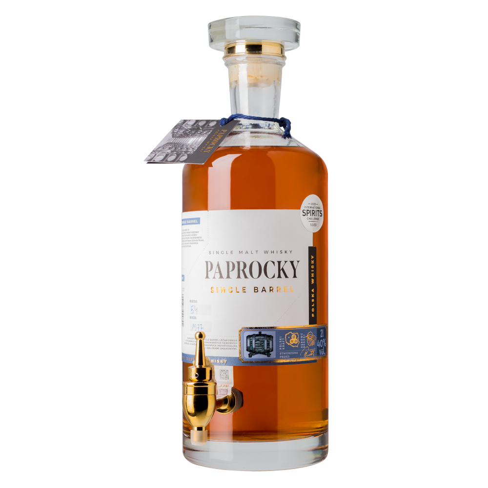 Whisky Paprocky Single Barrel 40% 2000 ml