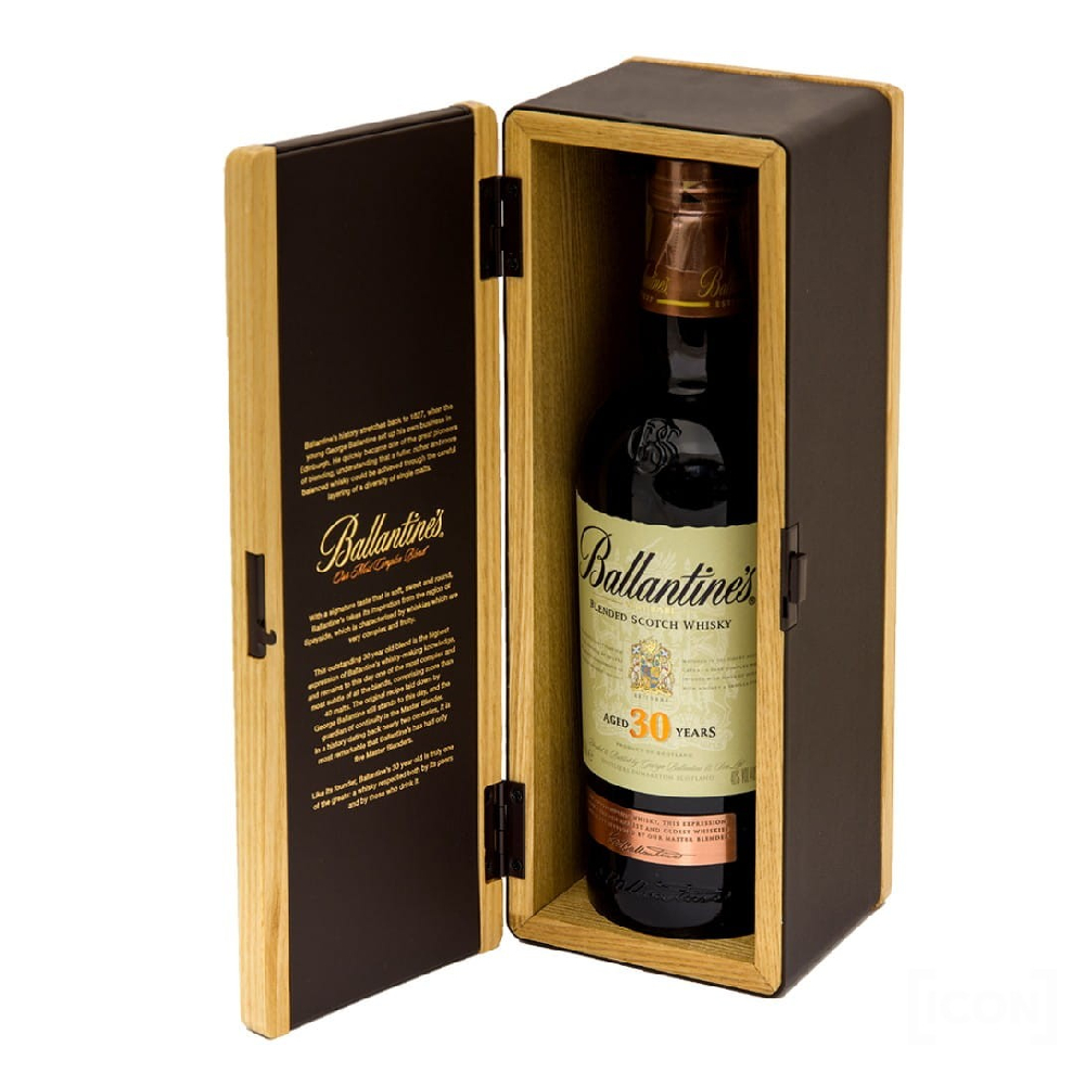 Whisky Ballantine's 30 YO 40% 700 ml + skrzynia