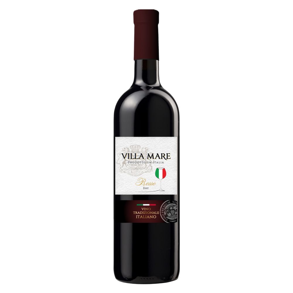 Wino Villa Mare 10,5% czerwone wytrawne 750 ml