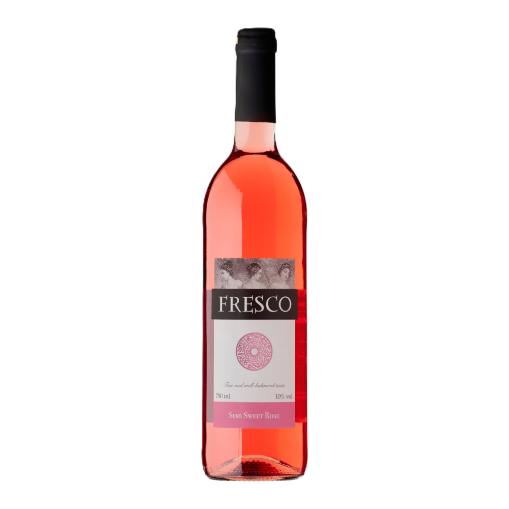 Wino Fresco 10% różowe półsłodkie 750 ml