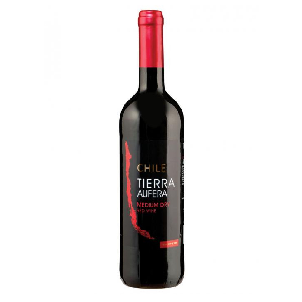 Wino Tierra Aufera 12,5% czerwone półwytrawne 750 ml