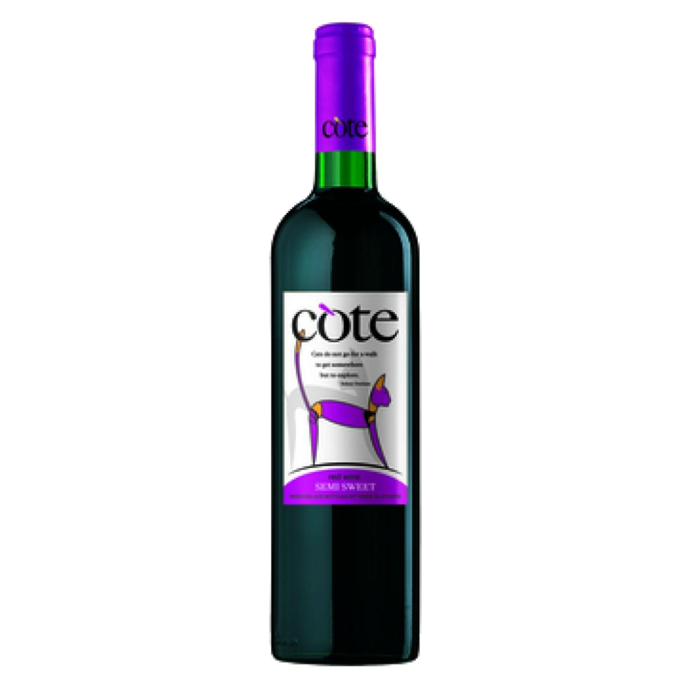Wino Cote Black Cherry 12% czerwone półsłodkie 750 ml