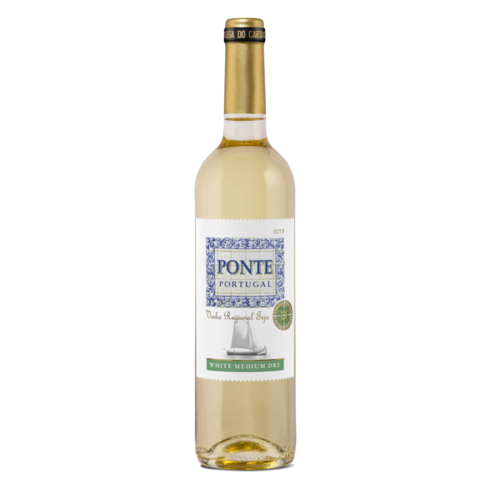 Wino Ponte Portugal Tejo 11,5% białe półwytrawne 750 ml