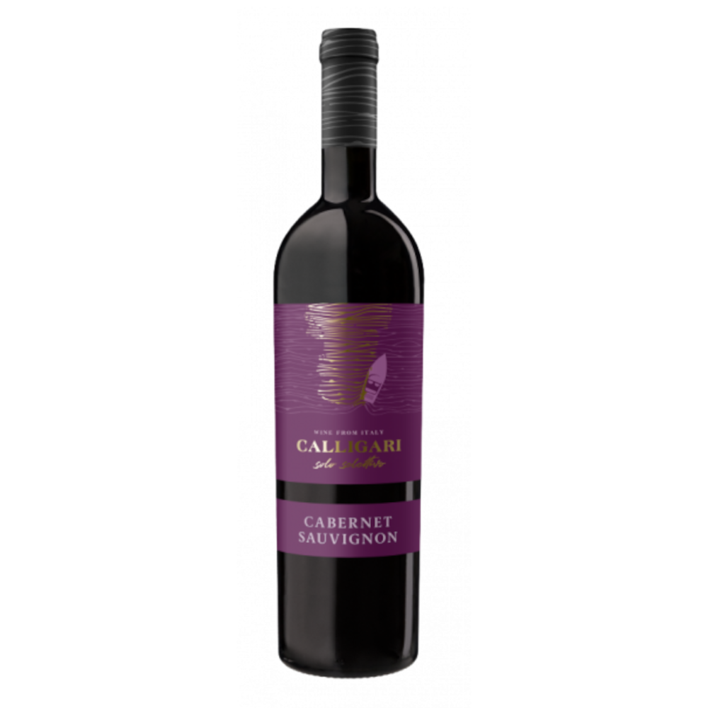 Wino Calligari Solo Selettivo Cabernet Sauvignon 12% czerwone półwytrawne 750 ml