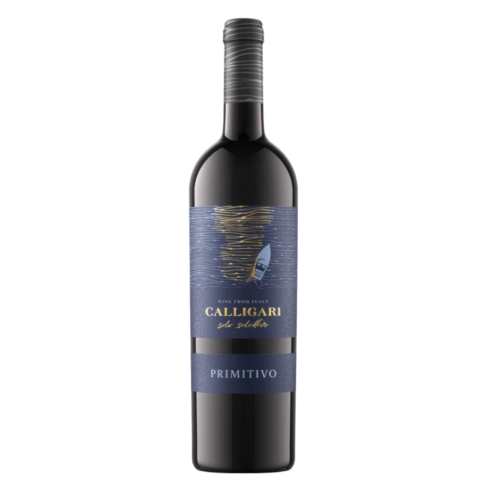 Wino Calligari Solo Primitivo 13% czerwone półwytrawne 750 ml
