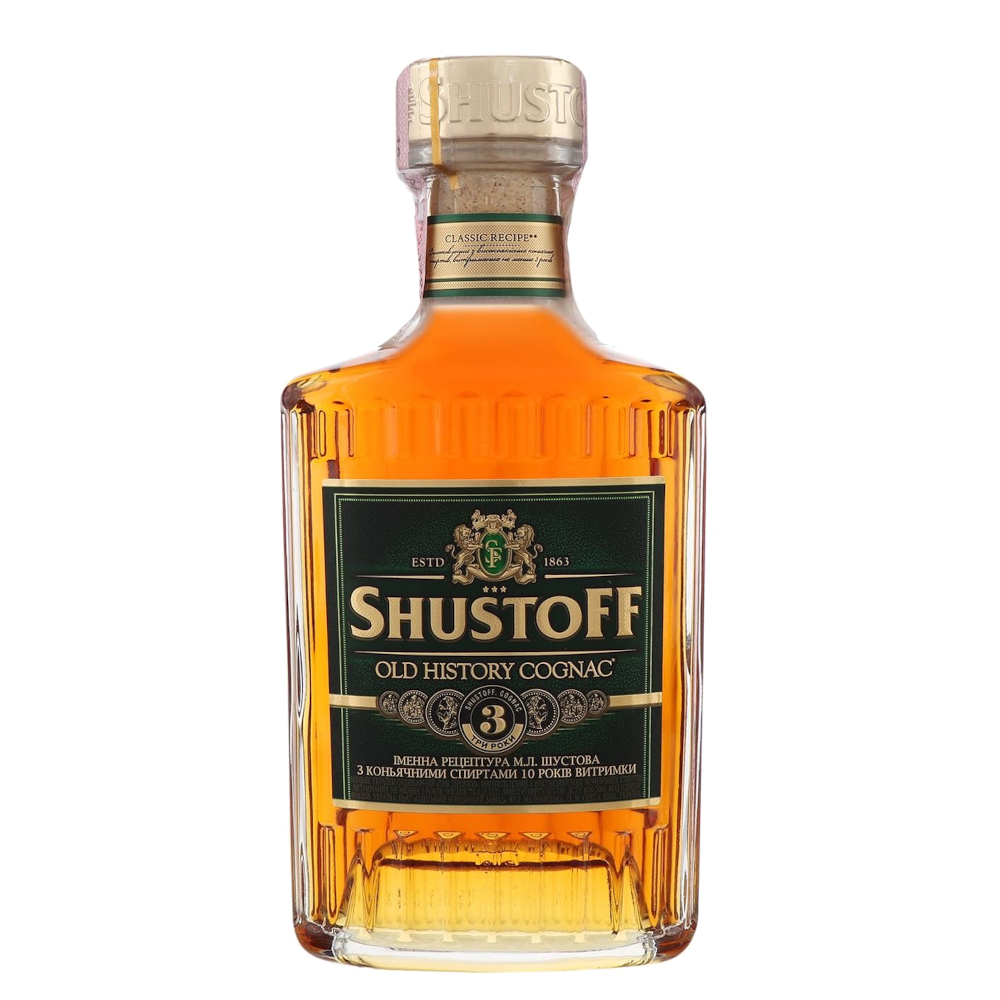 Brandy Shustoff Old History 3* 40% 500 ml