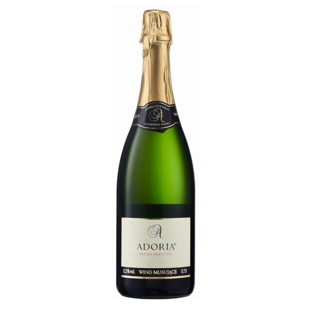 Wino Adoria Extra brut 12,5% białe wytrawne musujące 750 ml