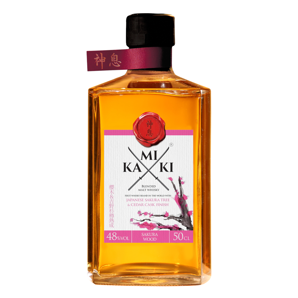 Whisky Kamiki Sakura 48% 500 ml