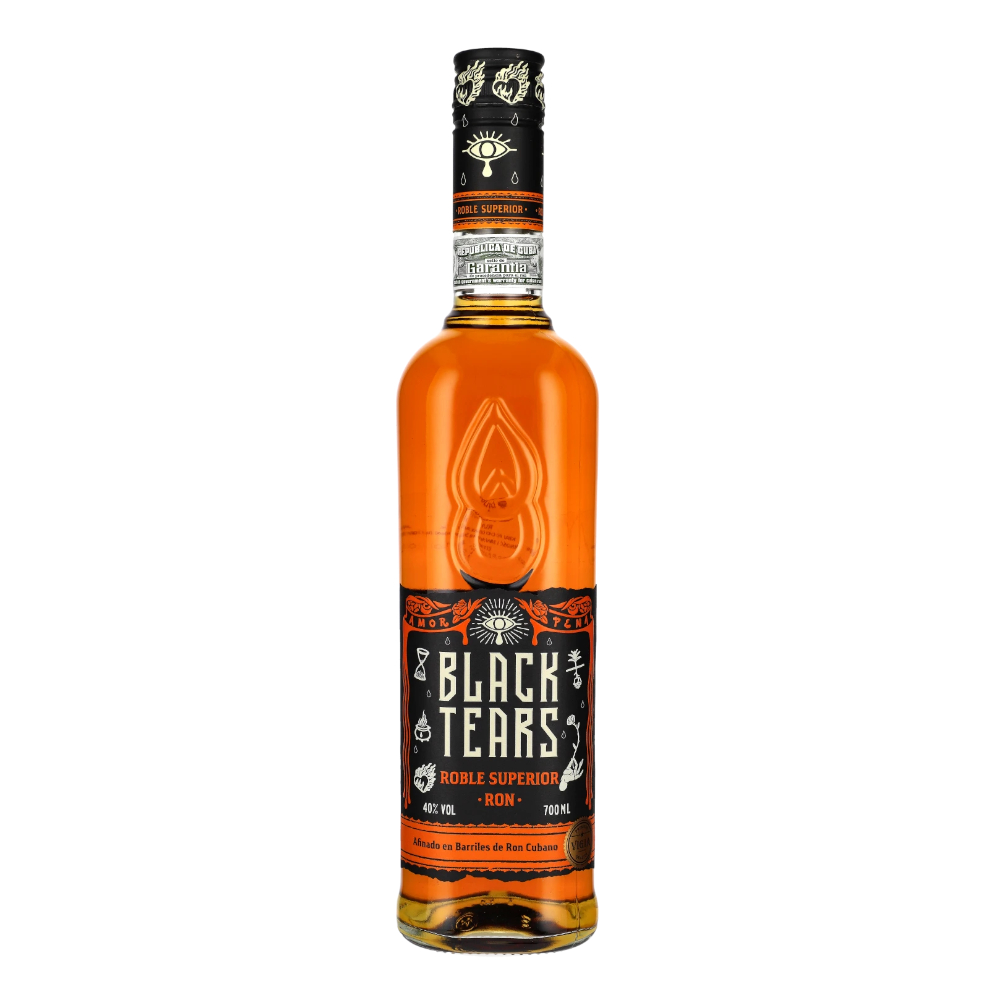 Rum Black Tears Roble Superior 40% 700 ml