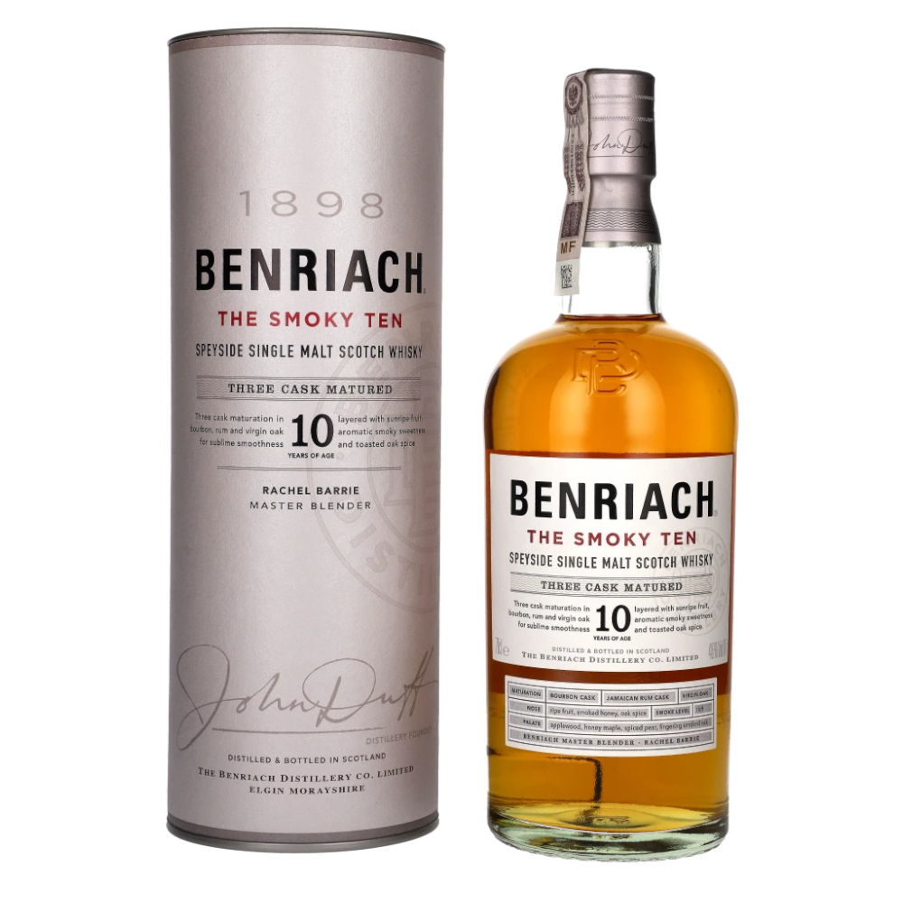 Whisky Benriach 10 YO The Smoky Ten 46% 700 ml tuba