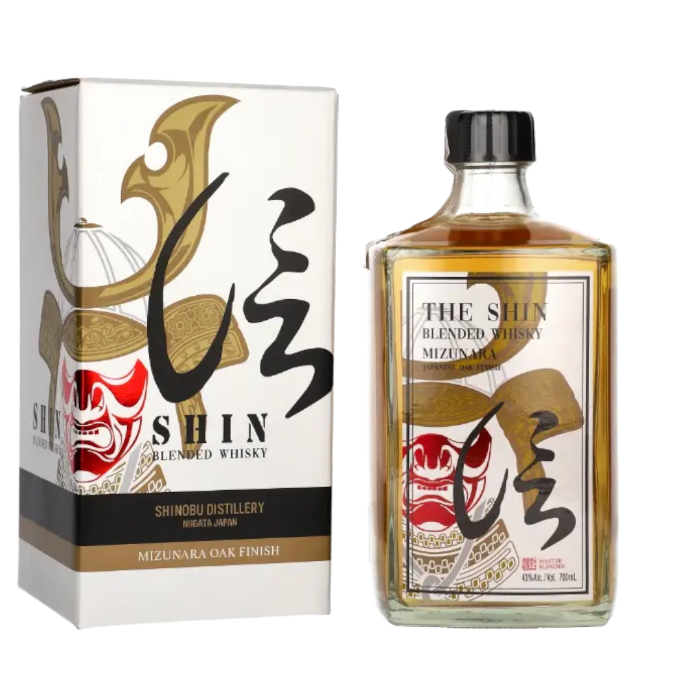 Whisky Shin Mizunara Blended 43% 700 ml kartonik