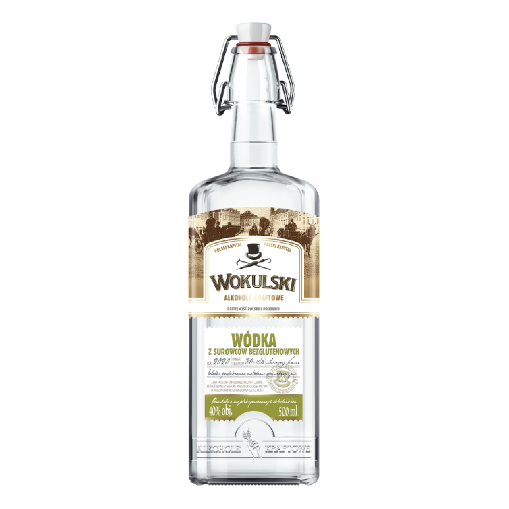 Wódka Wokulski Bezglutenowa 40% 500 ml