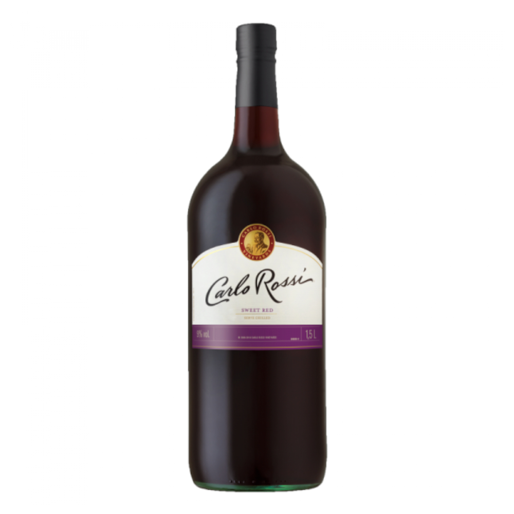 Wino Carlo Rossi 9% czerwone słodkie 1500 ml