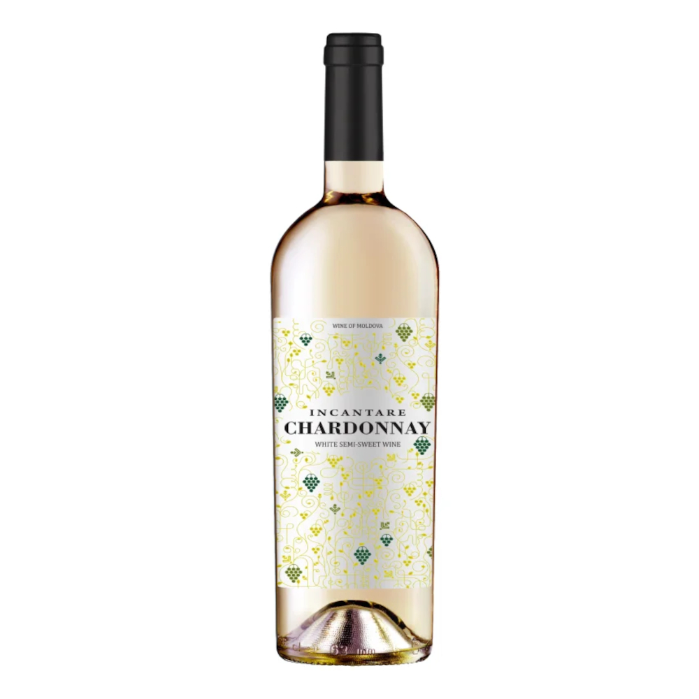 Wino Incantare Chardonnay 12,5% białe półsłodkie 750 ml