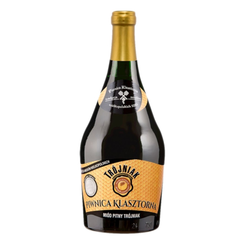 Miód Pitny Piwinica Klasztorna Trójniak 13% 750 ml