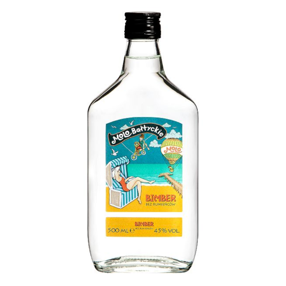 Wódka Bimber Bez Rumieńców Molo Bałtyckie 45% 500 ml