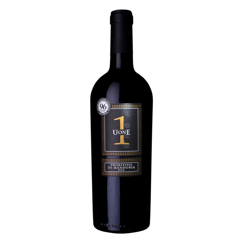 Wino Tim Uone Primitivo Di Manduria DOC 14% czerwone półwytrawne 750 ml