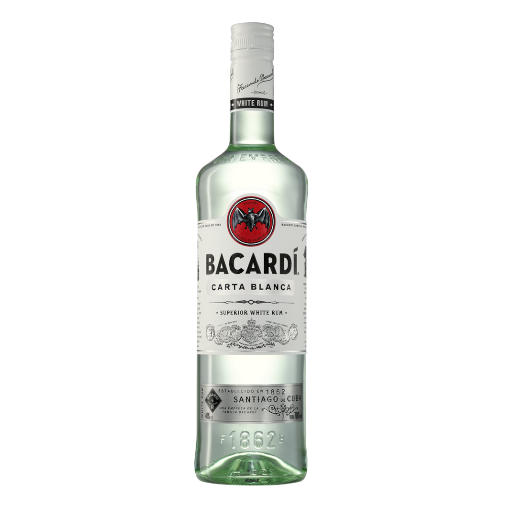 Rum Bacardi Carta Blanca  37,5% 700 ml