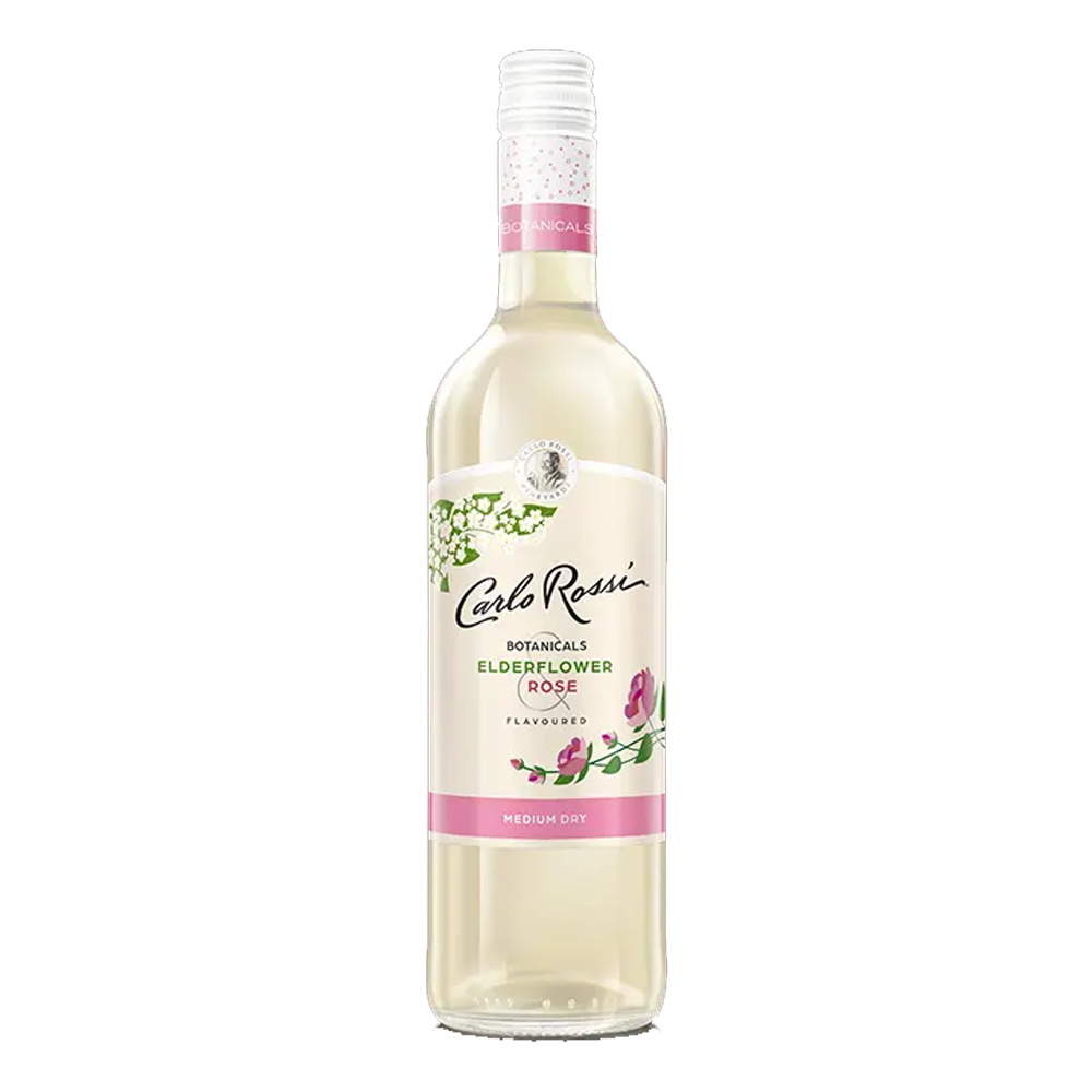 Wino Carlo Rossi Botanical Elderflower Rose 10% białe półwytrawne 750 ml