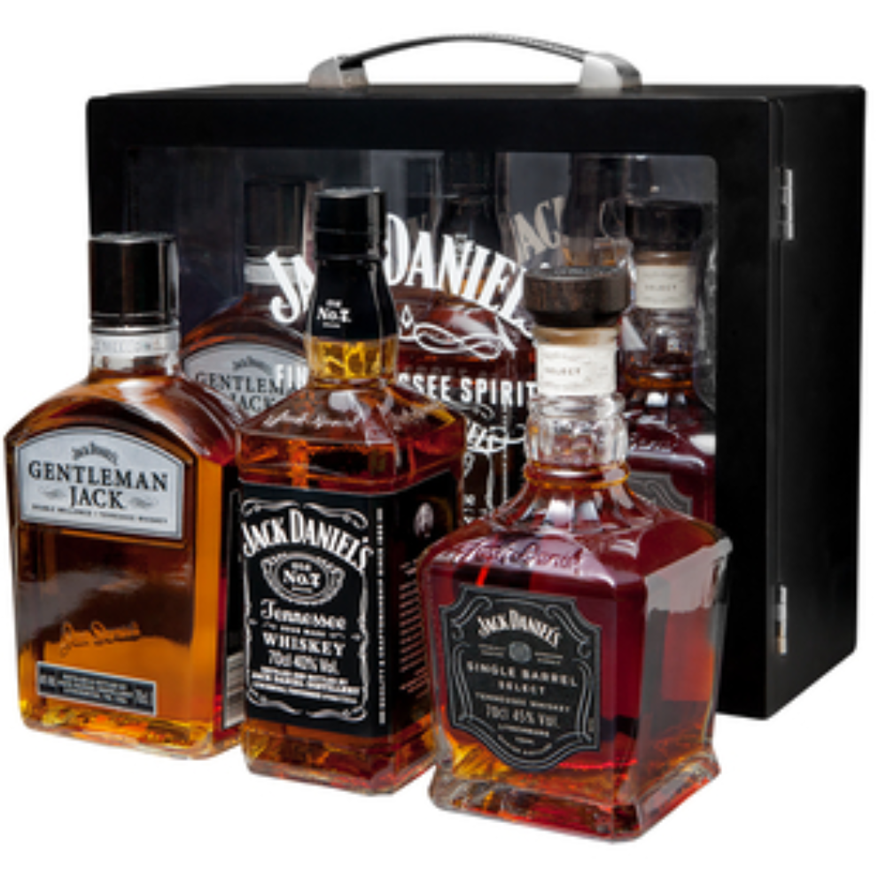 Whisky Jack Daniel's (Zestaw Kolekcjonerski Z Jack Daniel's, Gentleman Jack I Single Barrel) 40-45% 3 x 700 ml