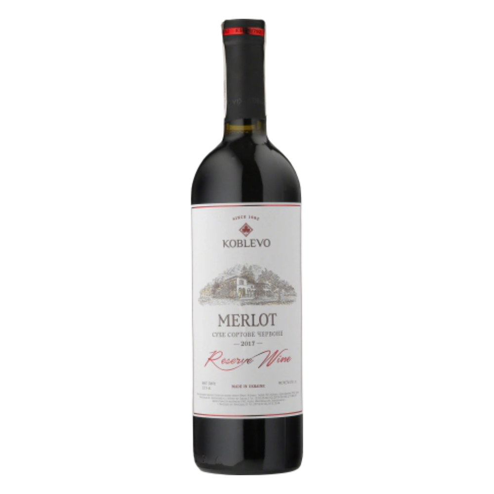 Wino Stołowe Koblevo Merlot 13% czerwone wytrawne 750 ml