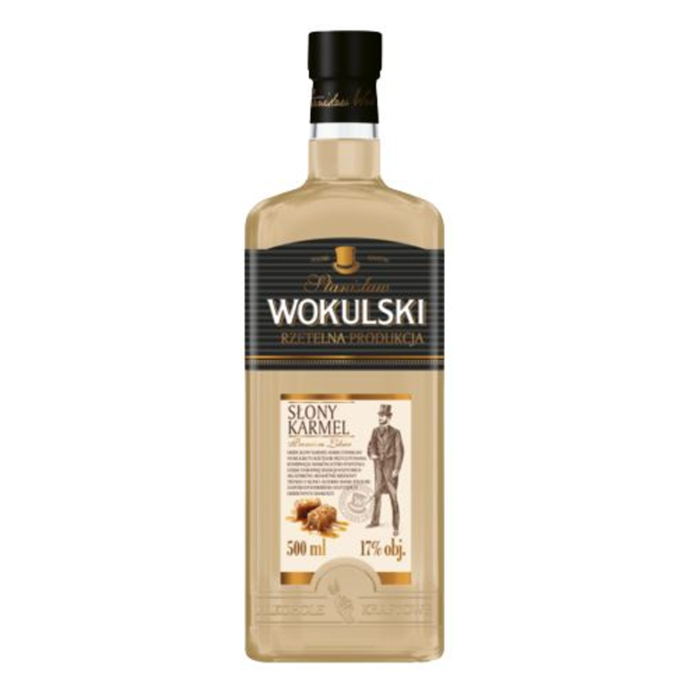 Likier Wokulski Słony Karmel 17% 500 ml