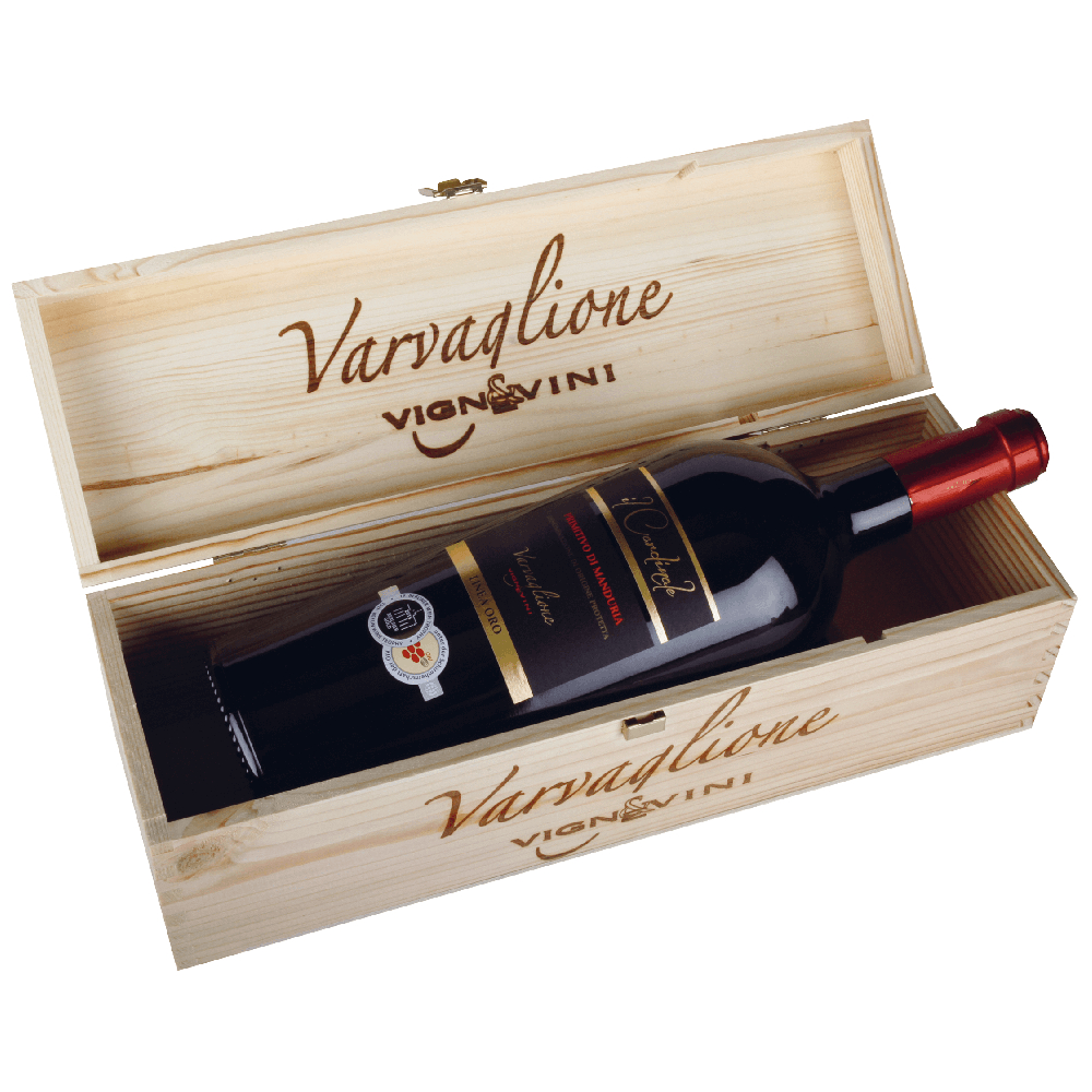 Wino Il Cardinale Primitivo di Manduria Linea ORO Magnum czerwone wytrawne 1500 ml w skrzyni