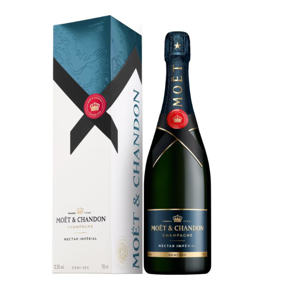 Szampan Moet & Chandon Nectar Imperial 12% biały wytrawny 750 ml kartonik